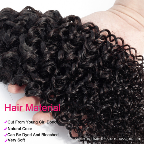 Virgin Hair Vendors Kinky Curly 100%  Remy Unprocessed Peruvian Human Hair Cuticle Aligned Virgin Hair Bundles